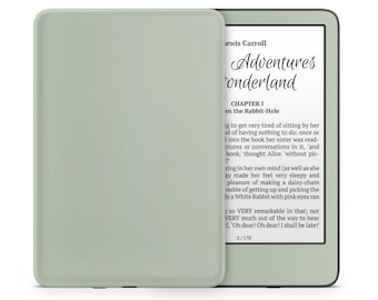 Pellicola adesiva in vinile verde salvia per Kindle, 3M