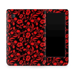 Red Roses Kobo Skin, Flowers Foral Design for Kobo Clara, Nia, Libra eReader Decal Wrap, Custom Kobo eBook Cover, 3M Vinyl
