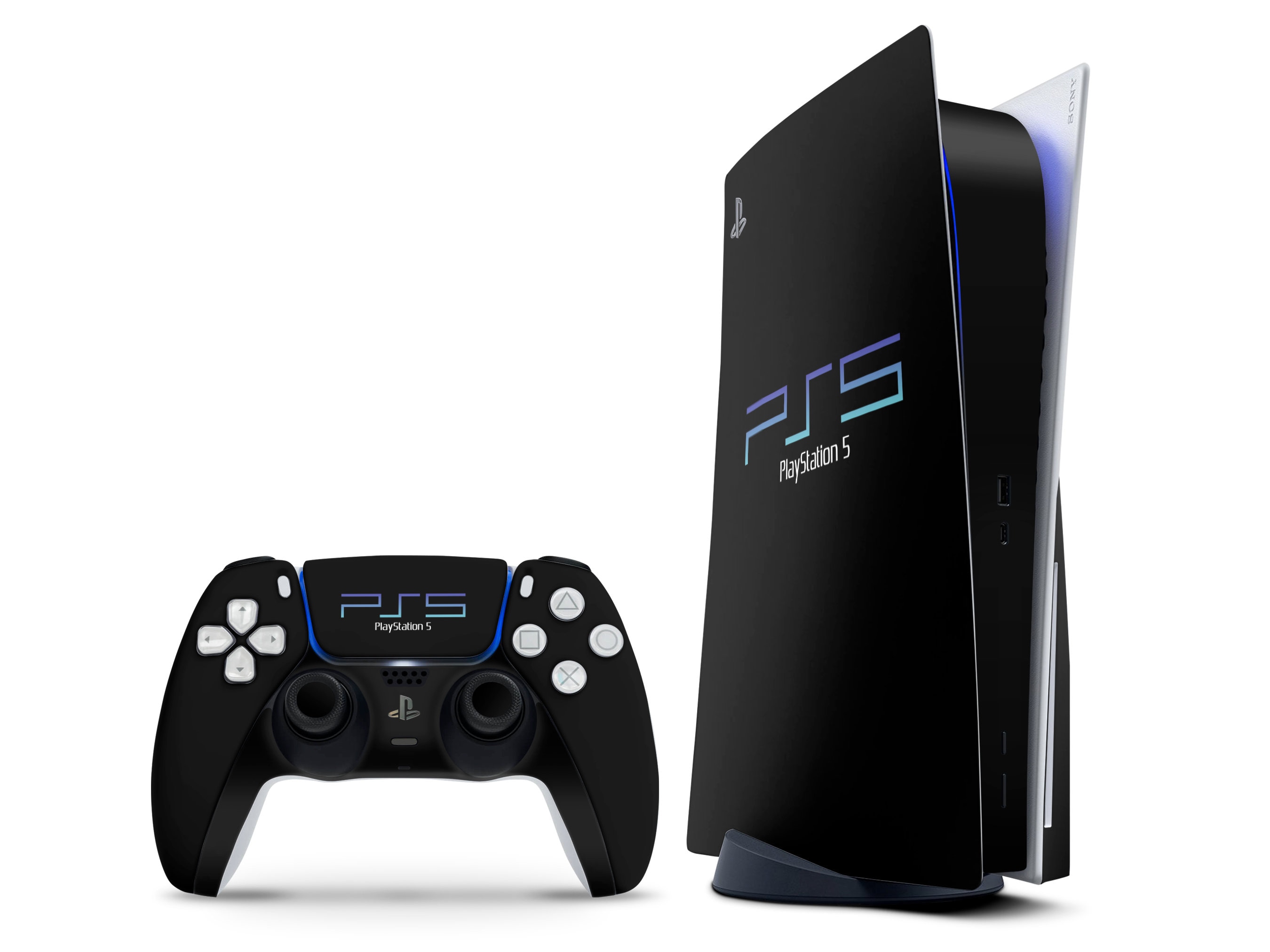 glide Muldyr flygtninge Retro Playstation 2 Logo PS5 Skin Reimagined Classic PS2 - Etsy