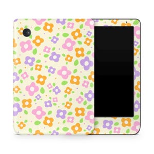 Ditsy Flowers Kobo Skin, Cute Pastel Floral Ditsy Print Design for Kobo eReader Decal Wrap, Custom Kobo Clara, Libra eBook Cover, 3M Vinyl