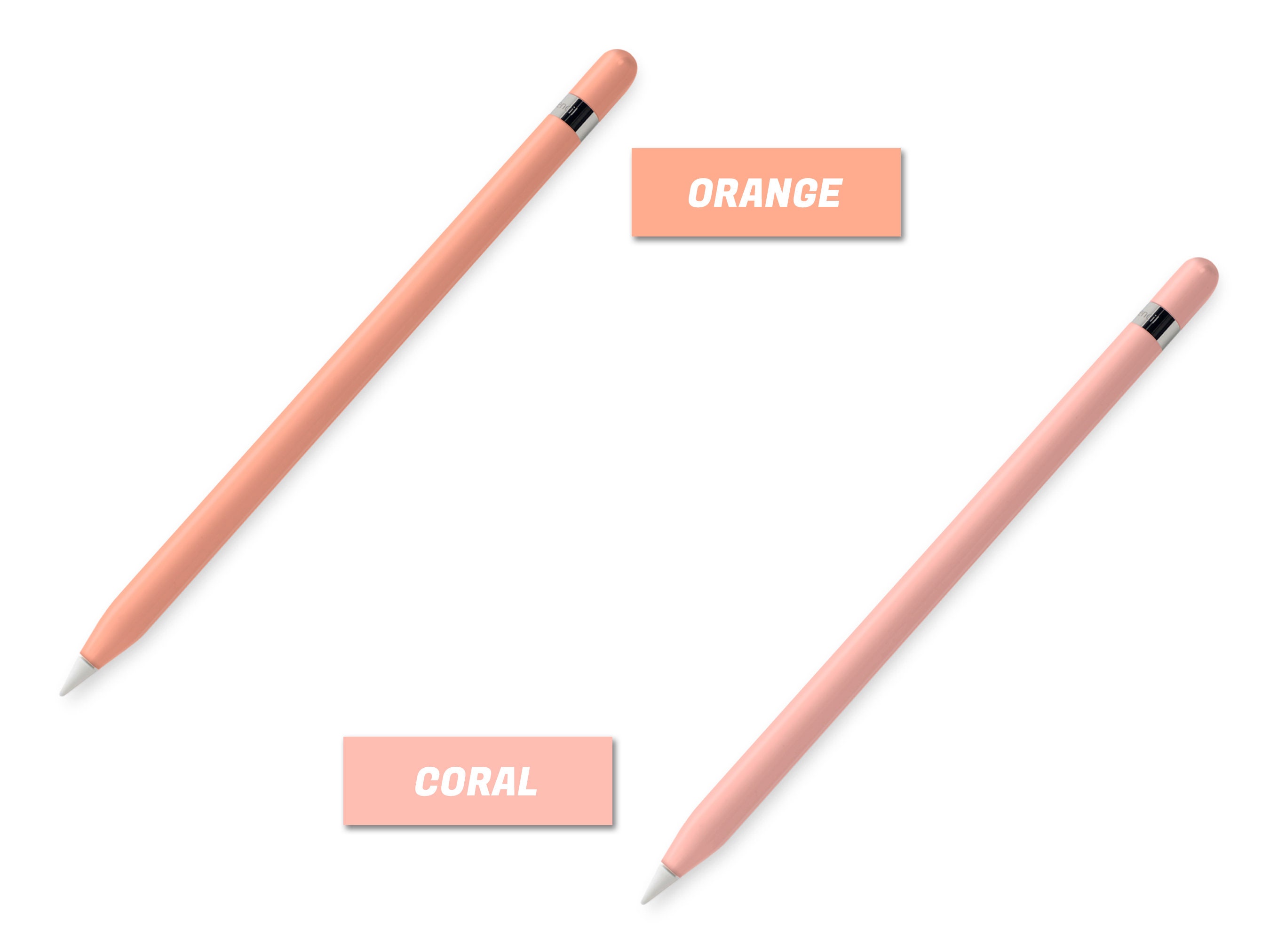 Pastel Apple Pencil Skin: Solid Color Vinyl Decal Wrap, Gen 1 & 2