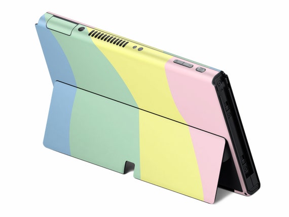 Retro Pastels Nintendo Switch OLED Skin