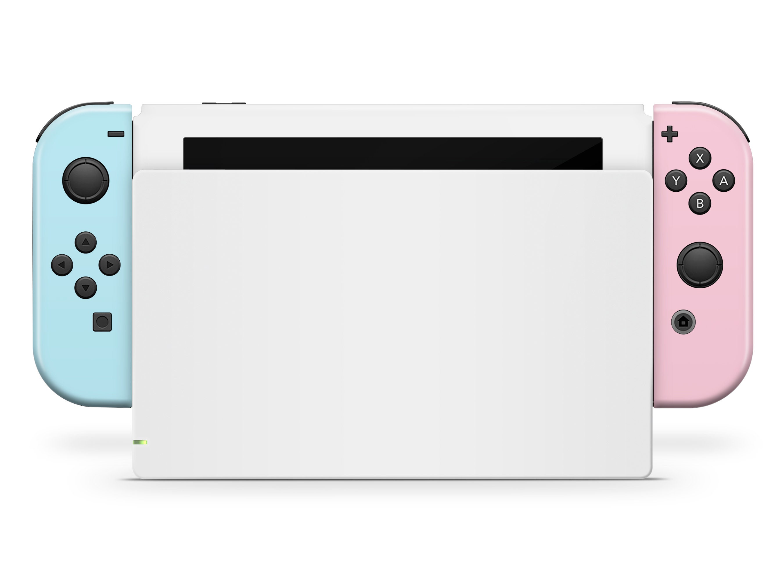Pastel Pink & Blue Nintendo Switch Skin: Retro Color Block 3M