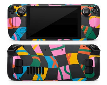 Retro 3M Vinyl Steam Deck Skin, Groovy 60s 70s Decal