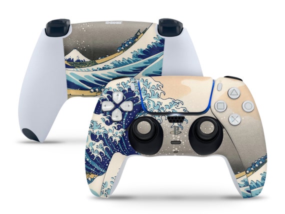 Buy Ps5 Skin Wave, Playstation 5 Controller Skin, Vinyl 3m Stickers Full  Wrap Cover Online in India 