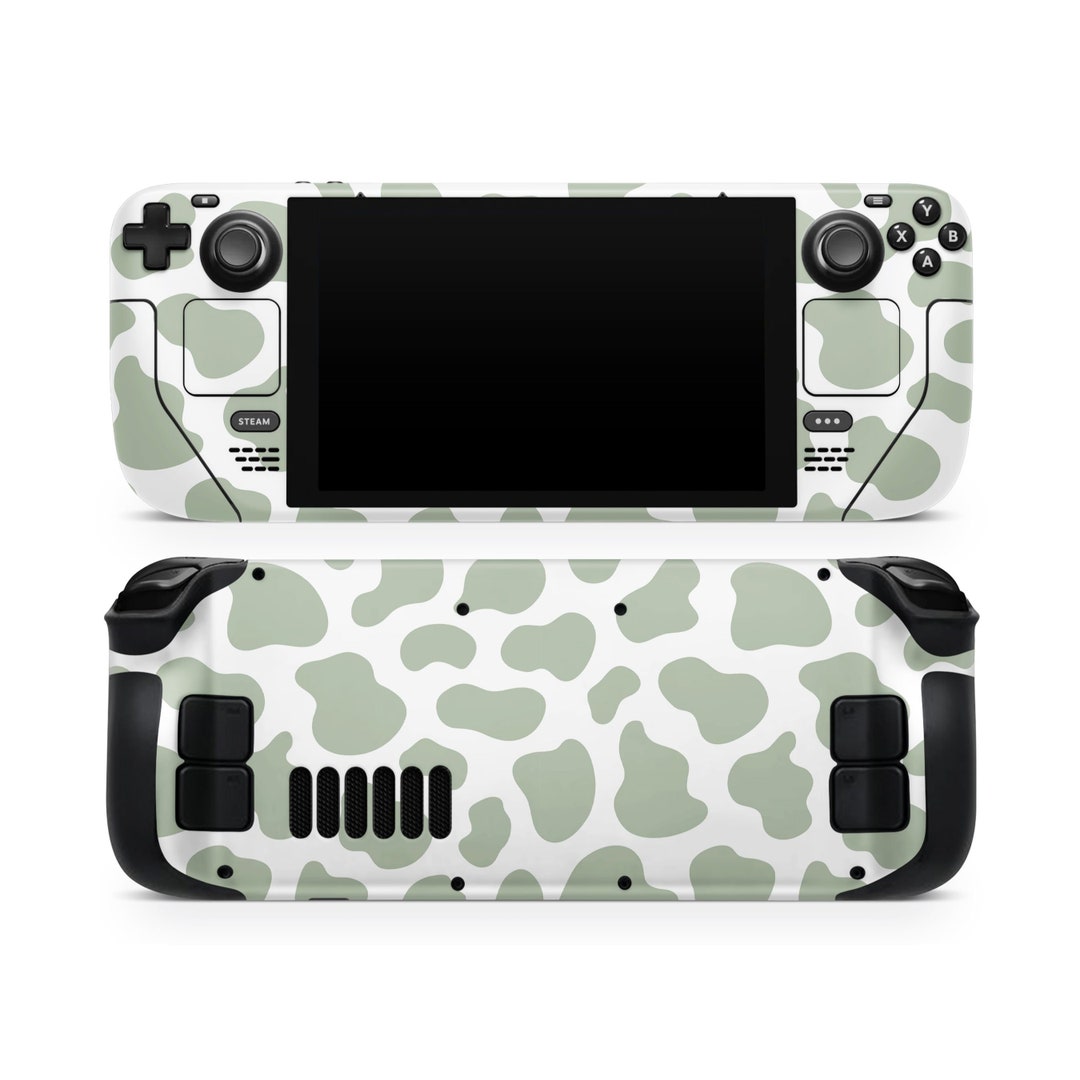 Sage Cow Print Steam Deck Skin Sage Green Natural Aesthetic Etsy