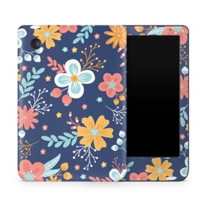 Schattige bloemen Kobo Skin, zachte pastelkleuren bloemdessin voor Kobo Clara, Nia, Libra eReader stickeromslag, aangepaste Kobo eBook-omslag, 3 m vinyl