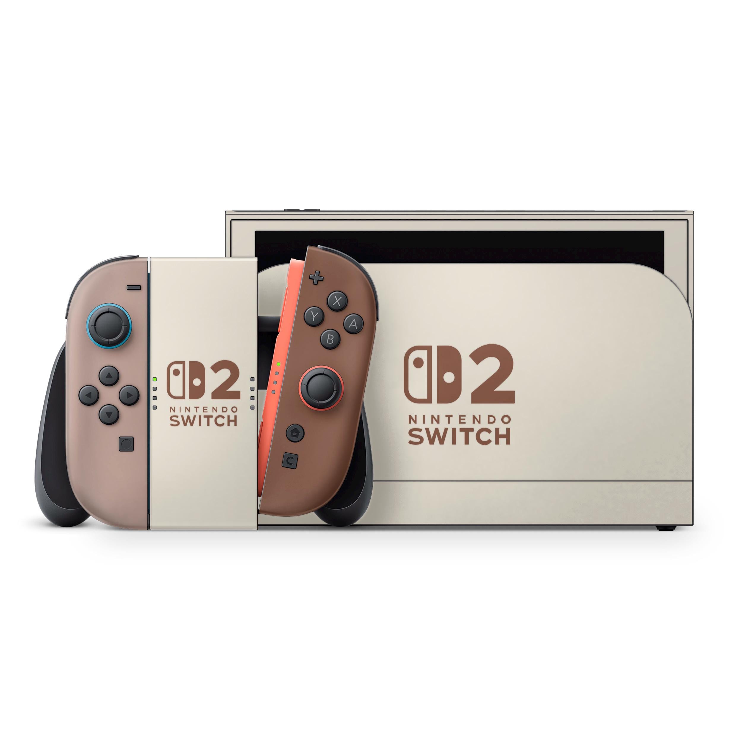 カプチーノ Nintendo Switch 2 スキンシール：3M ビニール保護カバー