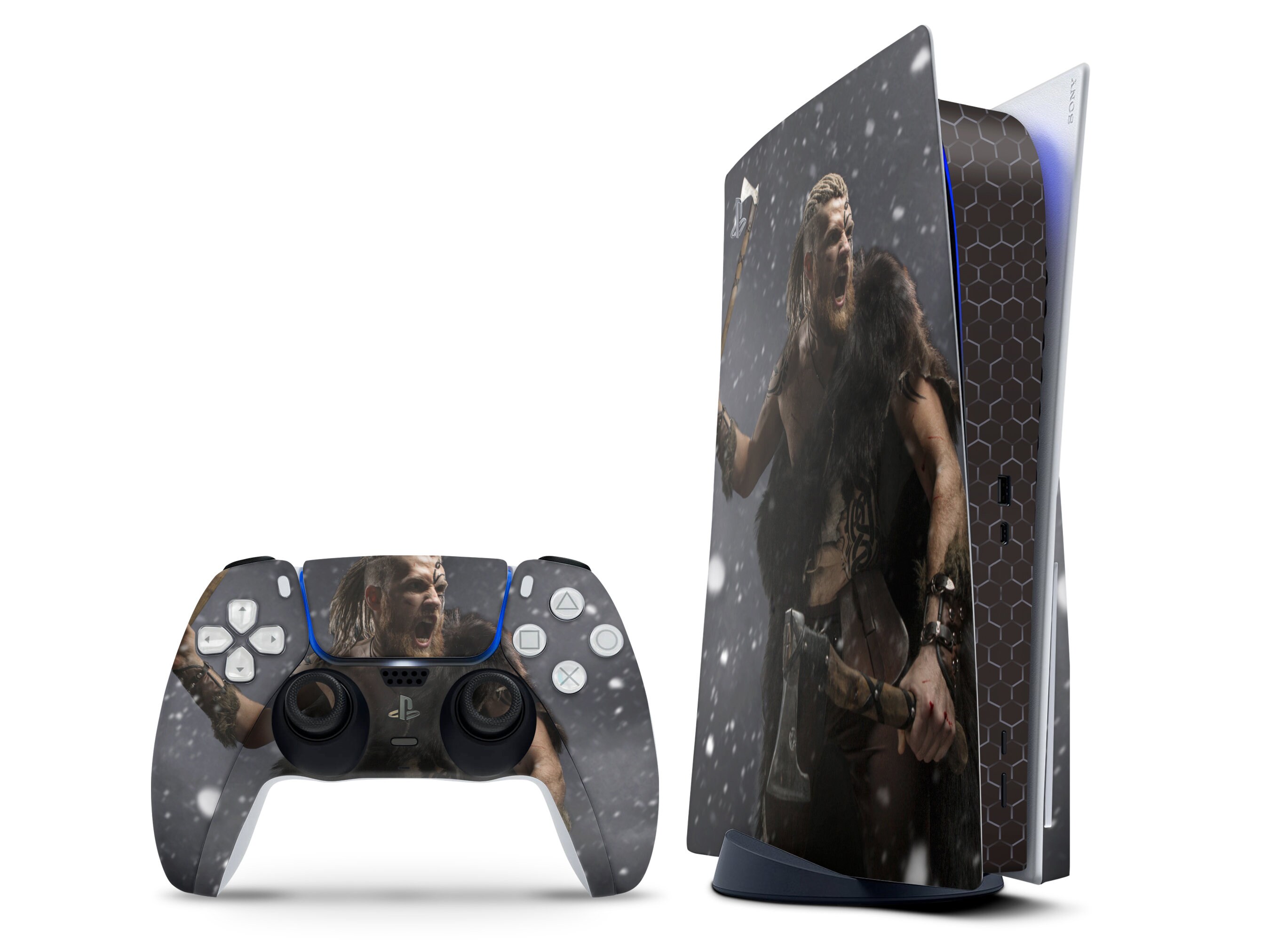 GADGETS WRAP Printed Vinyl Decal Sticker Skin for Sony Playstation 5 PS5  Controller Only - Thor 2