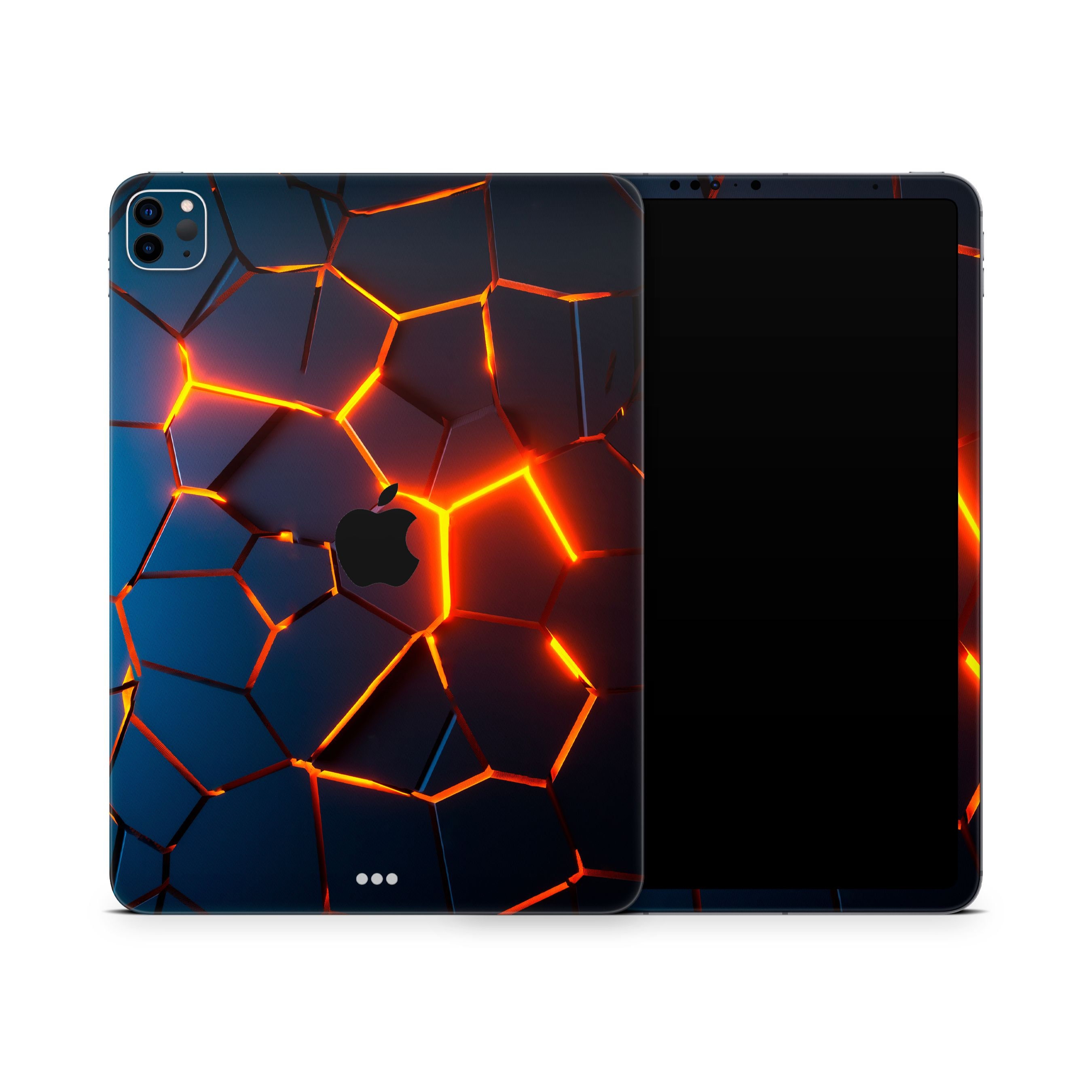 Volcano iPad Skin, Signature The Core Magma, Modern Apple iPad Pro Cover Decal Wrap, Custom iPad Pro Air Mini Premium 3M Vinyl