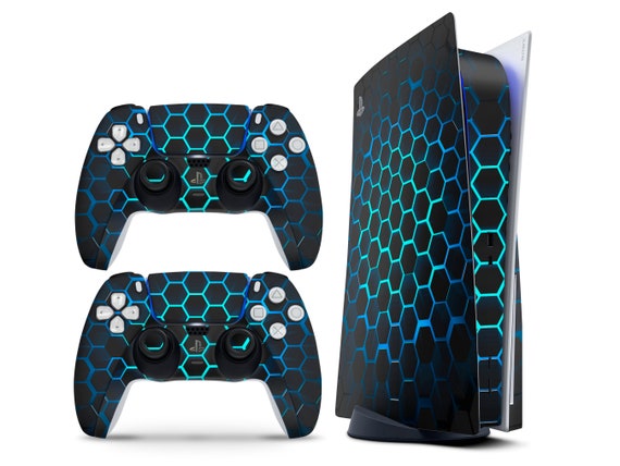 PS5 skin black PlayStation 5 Skin neon star galaxy Console and -   Portugal