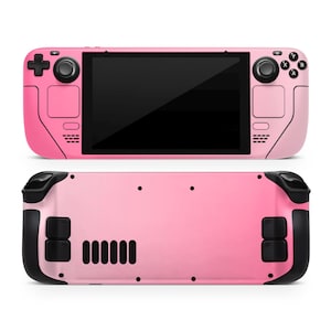 Cyclamen Steam Deck Skin, Gradient Color Shift, Custom SteamDeck Decal Wrap, LCD & OLED Steam Deck Gaming Console Full Wrap, 3M Vinyl Cover