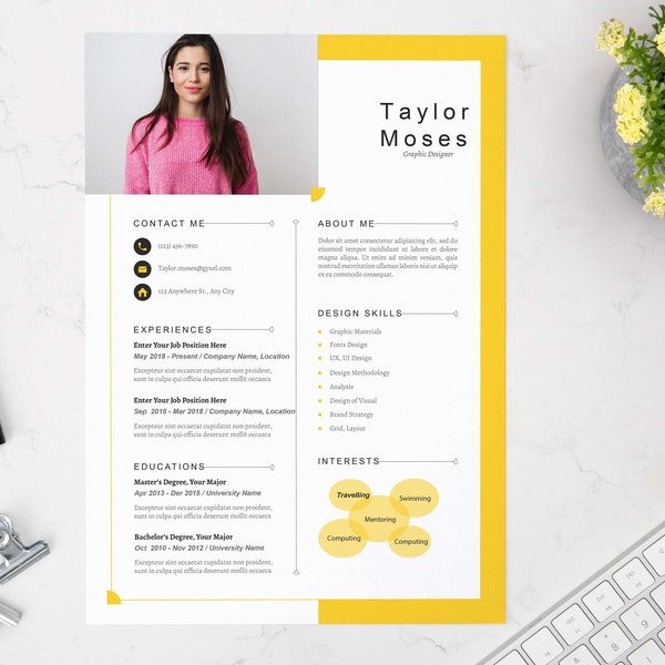 Resume 2023 Calendar Etsy