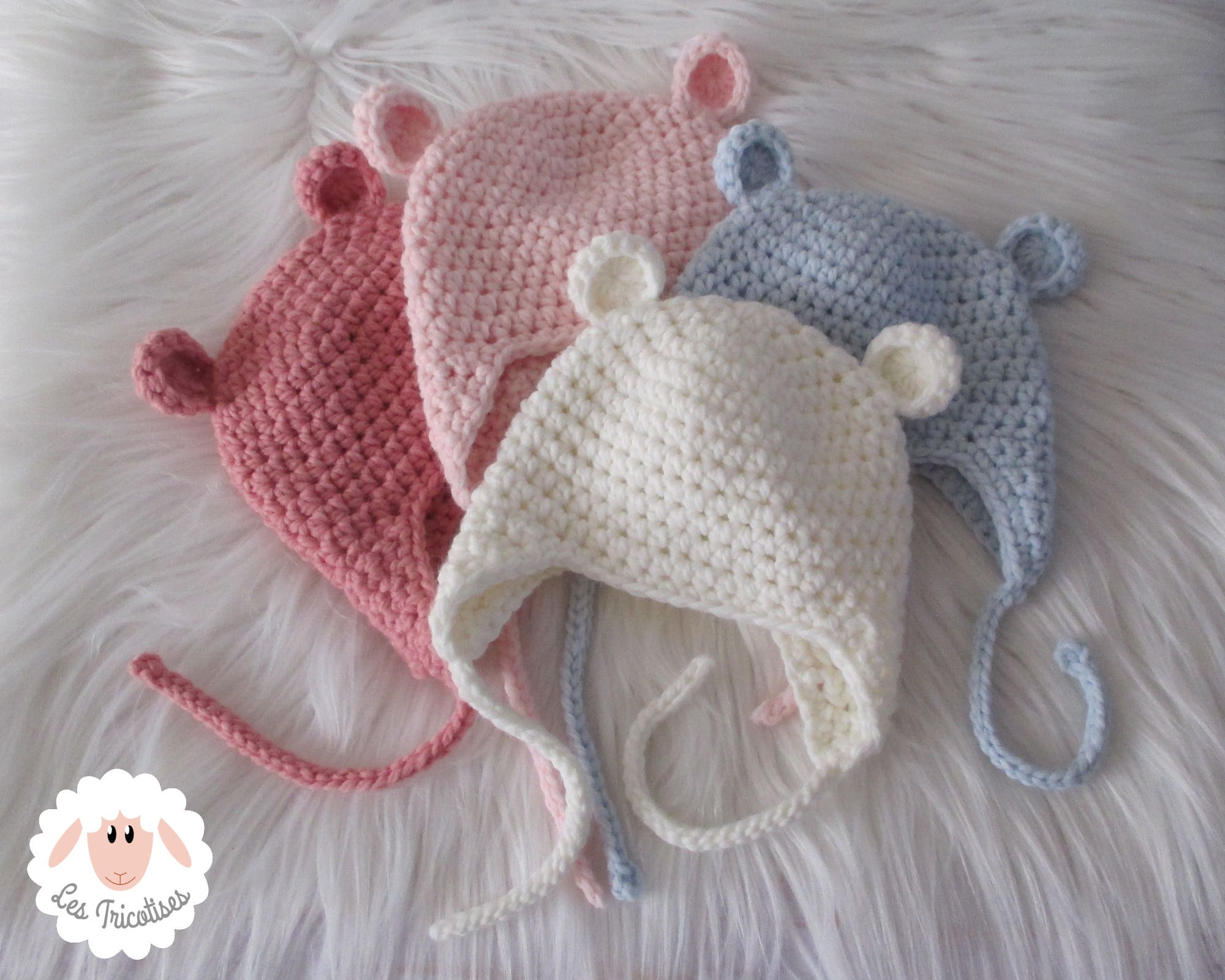 Bonnet Bebe Avec Oreille Etsy France