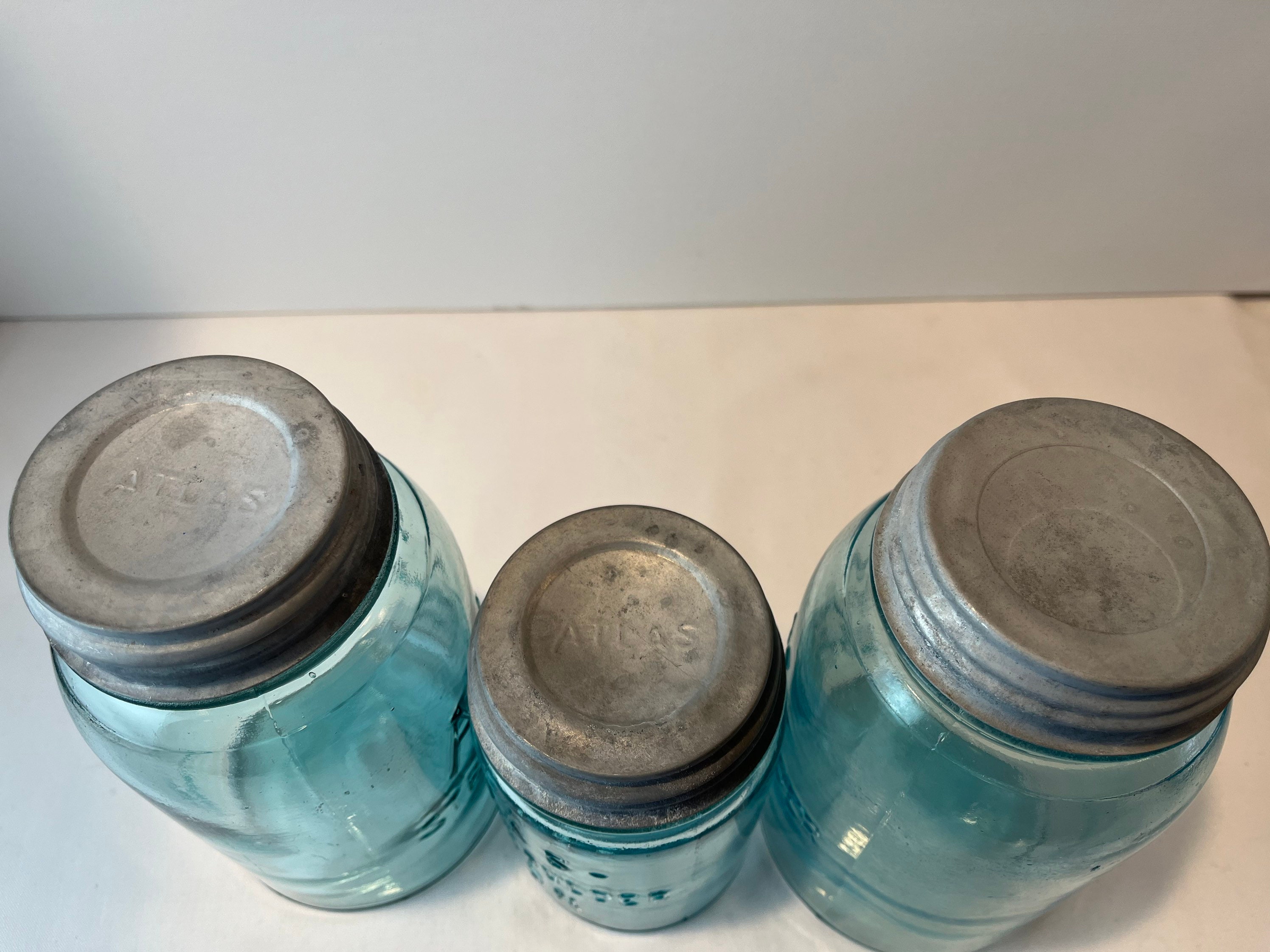 Vintage ATLAS Mason Jar Etsy