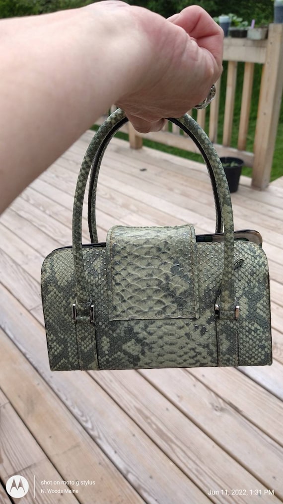 Green Alligator clutch