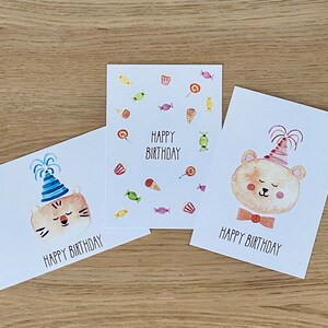 Postkartenset Kindergeburtstag