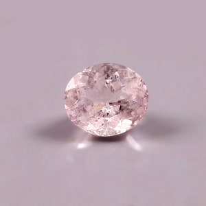 Natural Pink Color Morganite Loose Gemstone | 7X8 MM Oval Shape Faceted Morganite Gemstone | November Birthstone Best For Jewelry Making |