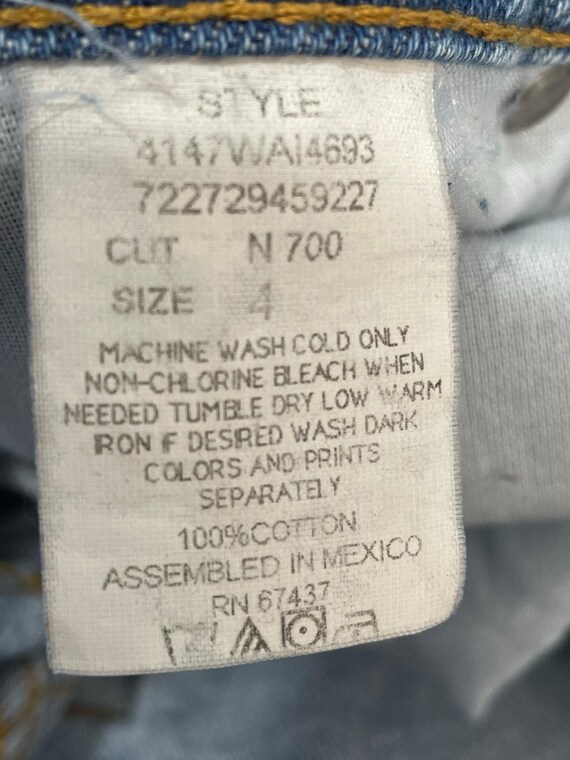Vintage Faded Glory Jeans Size 4 High Rise Baggy Streetwear Grunge Skater