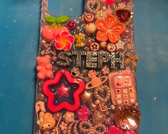 Pink “Steph” junk case for iPhone 12/12 pro