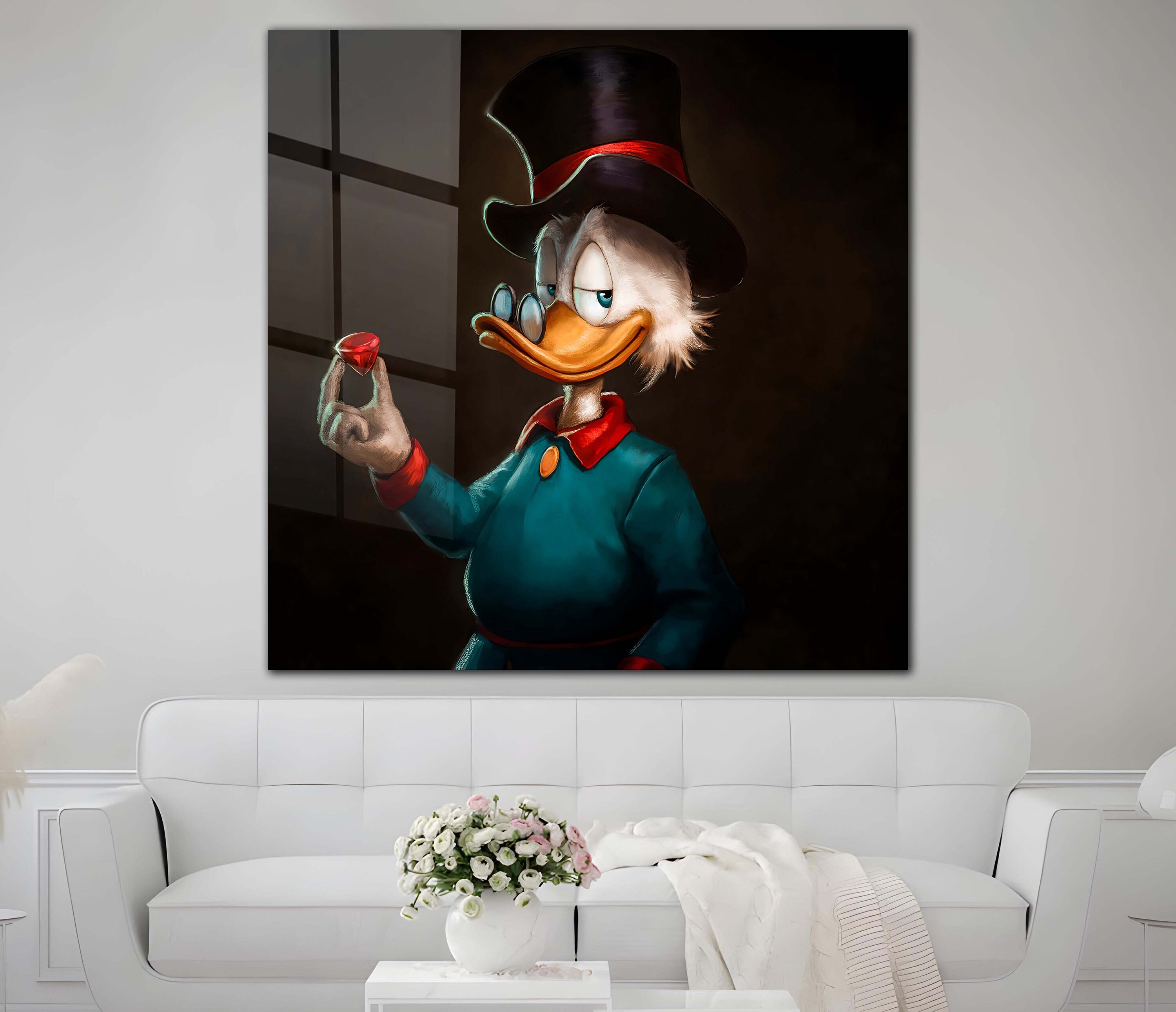 5D Diamond Painting Donald Duck Valentine Kit - Bonanza Marketplace
