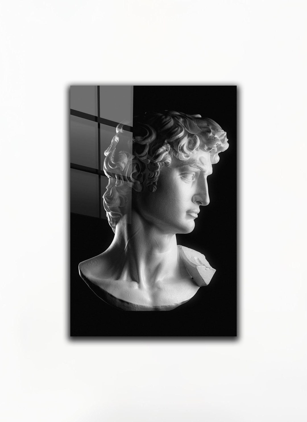 Gypsum David Statue Michelangelos David Sculpture Wall Art Etsy