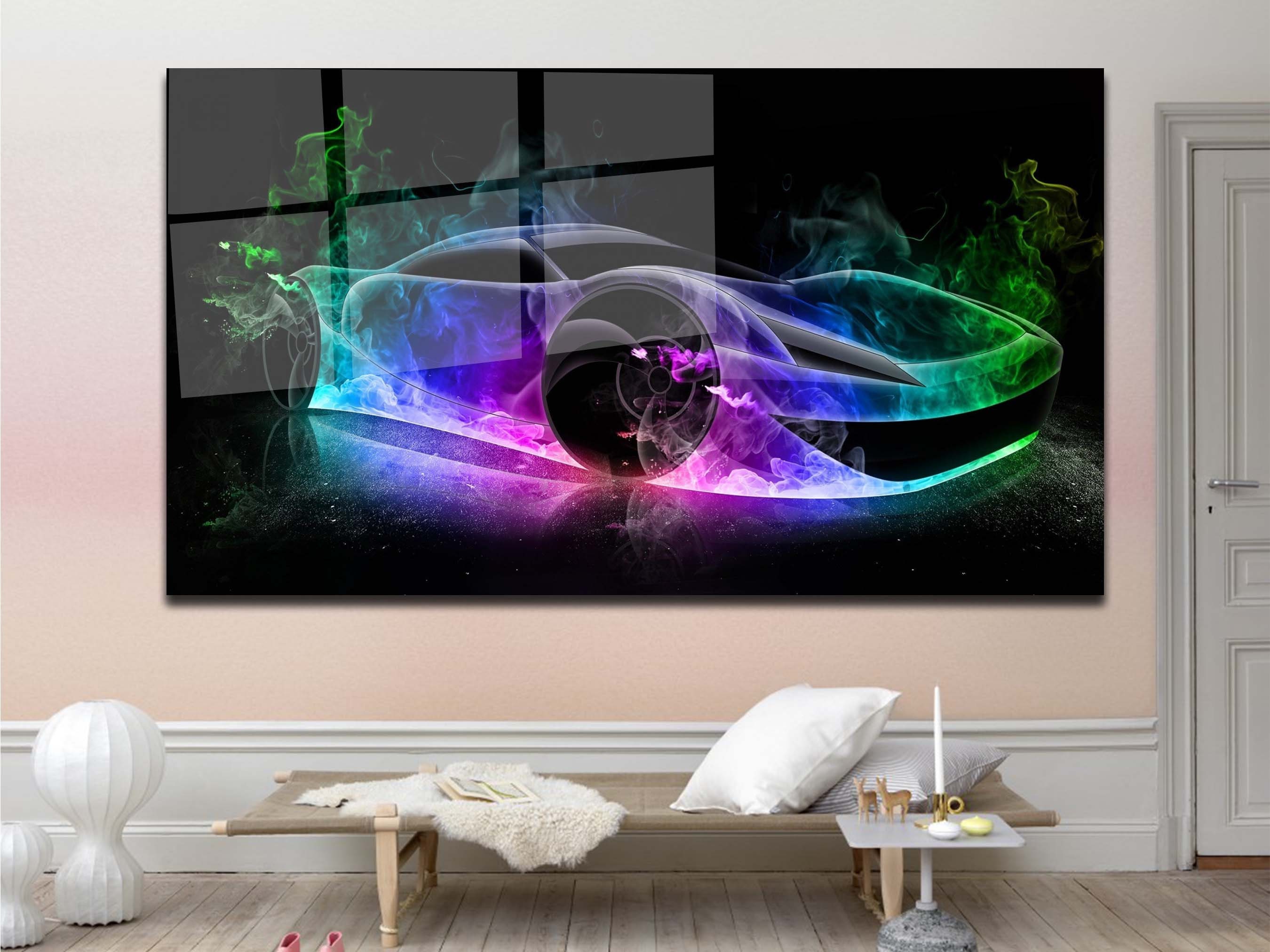 Large Neon Poster Etsy