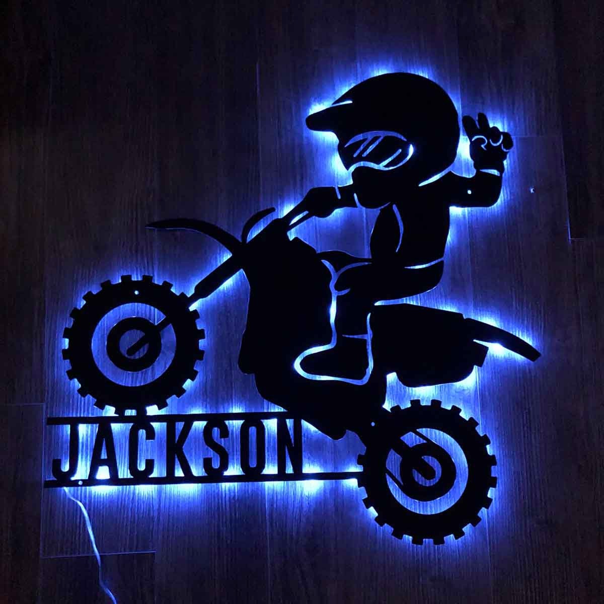 Custom Us Oil Derrick Metal Wall Decor Led Light Personalized Etsy