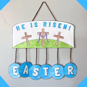 Ostergeschichte Malseiten Basteln Kinder, Karwoche Christliche Fastenzeit Bibel Vers Schrift Aktivität, Sonntagsschule Basteln, Hausschulaktivität