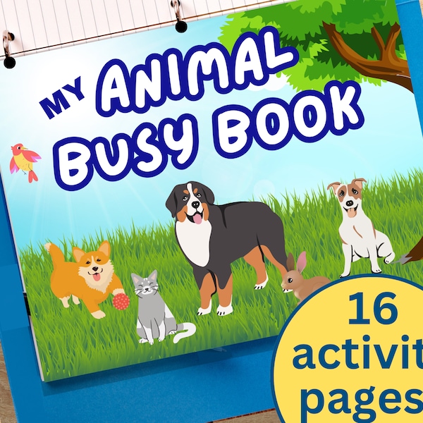 Baby Busy Book 1 2 Year Old, Toddler Quiet Book, Preschool Busy Book, Homeschool Activity, Preschool Elementary School Child