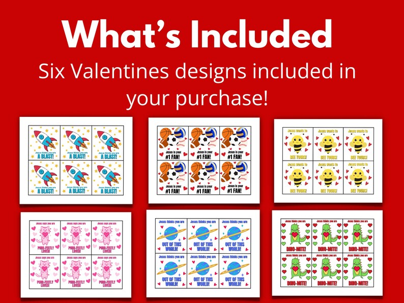 Christian Valentines Kids Cards Scripture Printable Valentines, Jesus Faith, Valentines Day Cards, Sunday School Activity, Valentines Day image 2