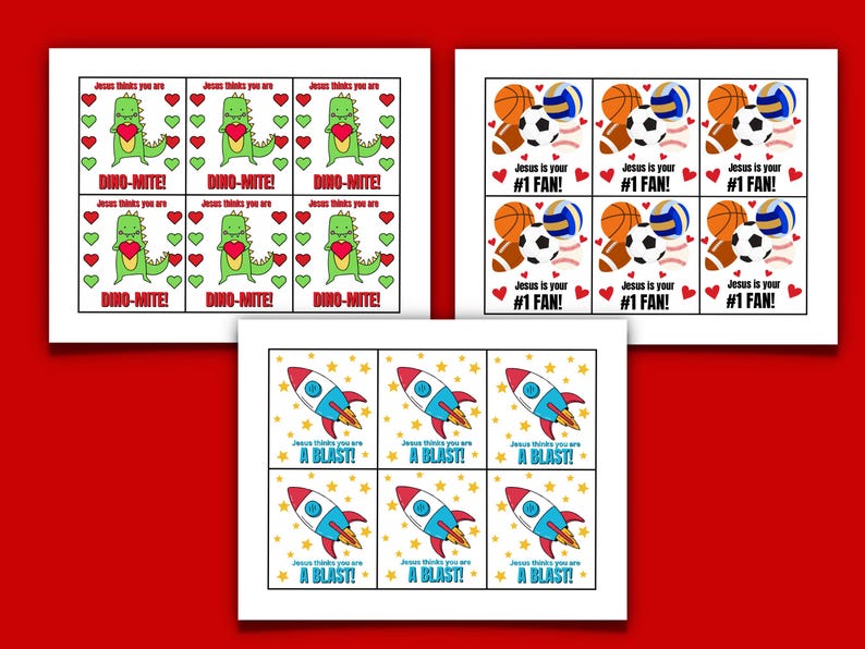 Christian Valentines Kids Cards Scripture Printable Valentines, Jesus Faith, Valentines Day Cards, Sunday School Activity, Valentines Day image 7