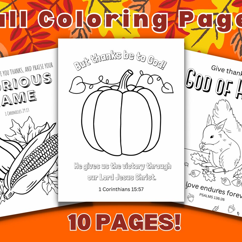 Scripture Coloring Pages - Etsy