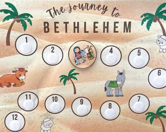 Advent Calendar Kids, Nativity Christmas Activity Craft, Christian Homeschool Sunday School, Jesus Birth Mary Joseph, Merry Christmas