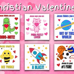 Christliche Valentinstagskinderkarten Schrift druckbare Valentinstagskarten, Jesusglaube, Valentinstagskarten, Sonntagsschulaktivität, Valentinstag
