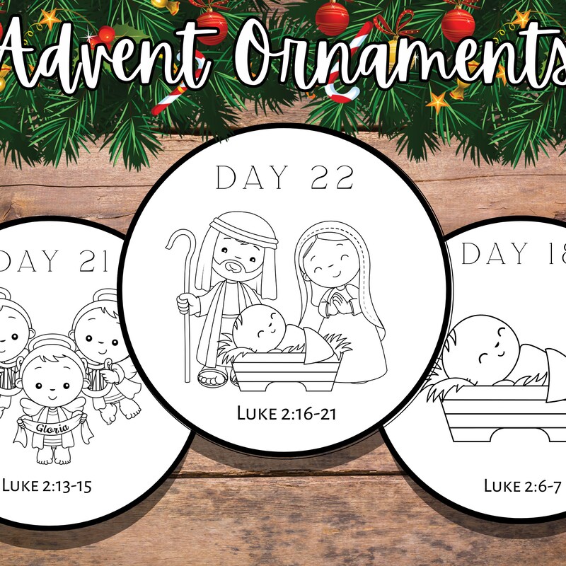 Advent Ornaments - Etsy