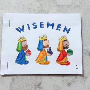 Krippe Advent Weihnachten Malseiten Handwerk Kinder, drei Wisemen, christliche Schrift Aktivität, Sonntagsschule Handwerk, Homeschool