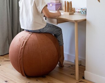 65 cm Zitbal | Fitness Bal | Yoga Bal | Magnify Blue Life - byAlex