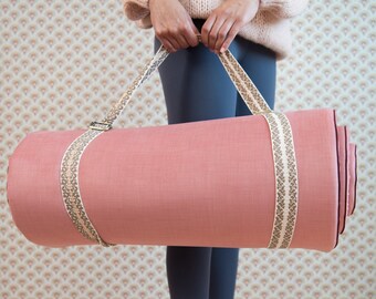 Pink Yoga Mat | Meditation Mat | Zabuton | Raspberry Icecream - byAlex