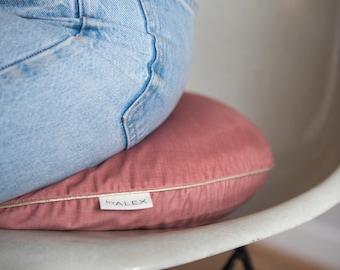 STABLITY CUSHION with COVER - Balance / Wobble  cushion - Velvet Pink| byAlex