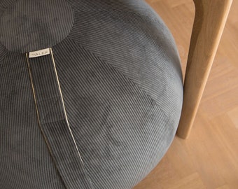 YOGA BALL | Sitting Ball | Pregnancy Ball | Anthracite Rib