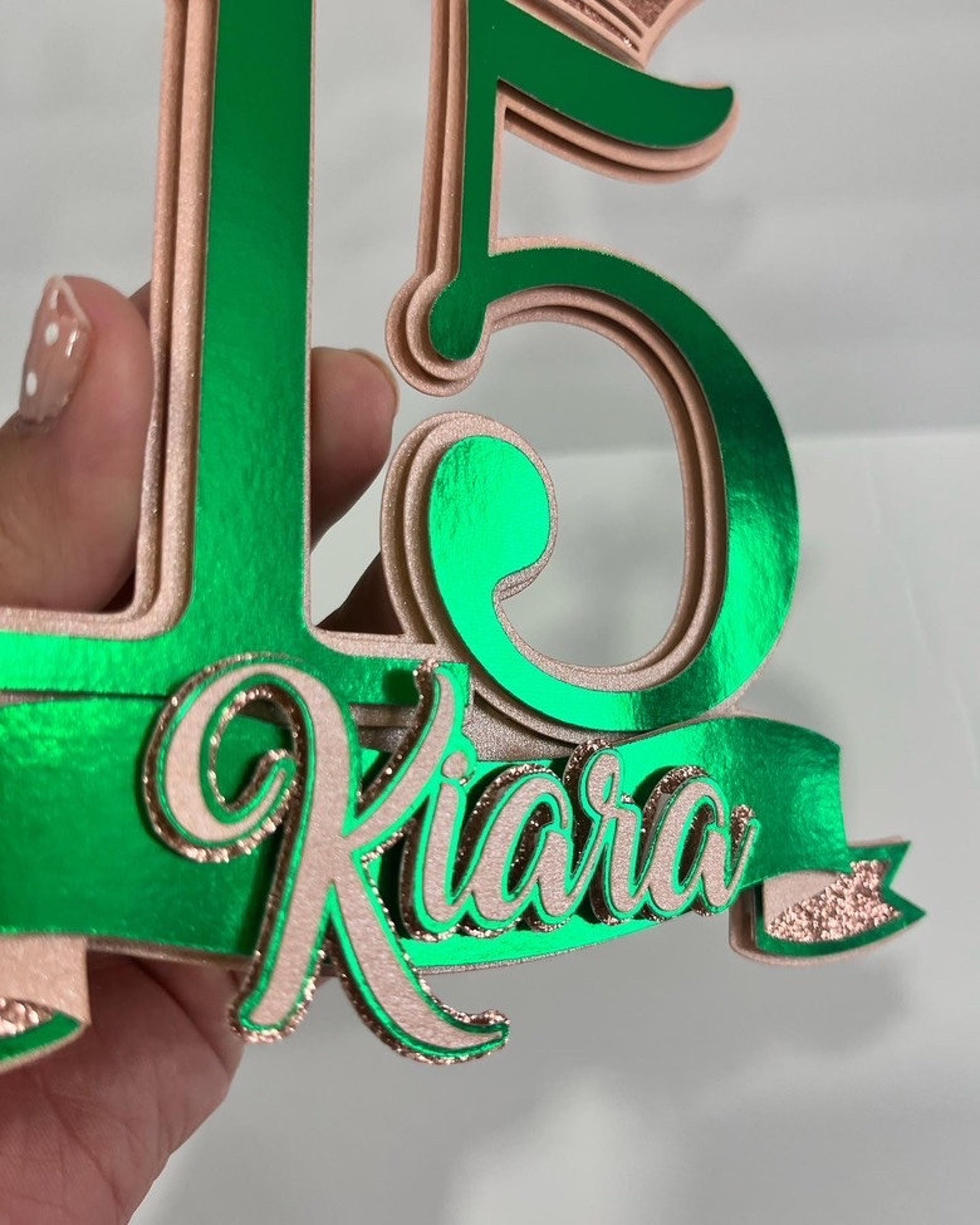 Quinceanera Cake Topper Mis Quince Cake Topper Sweet 15 Cake Etsy