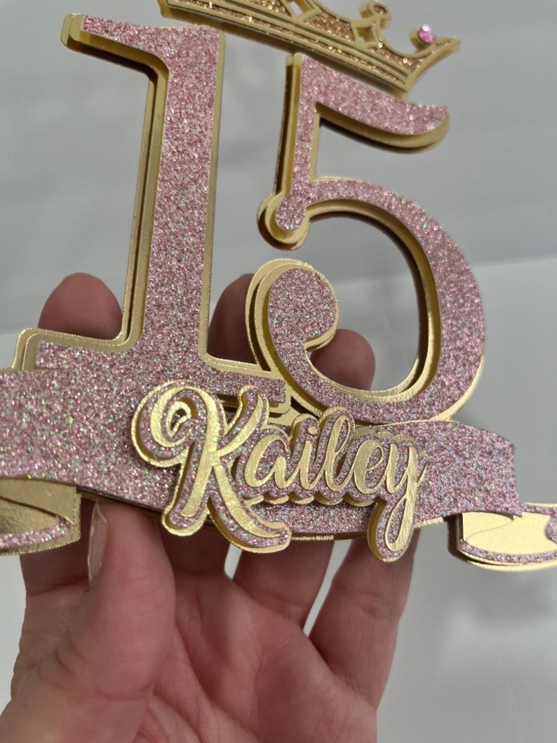 Cake topper quinceanera cake topper mis membrillo cake Etsy México