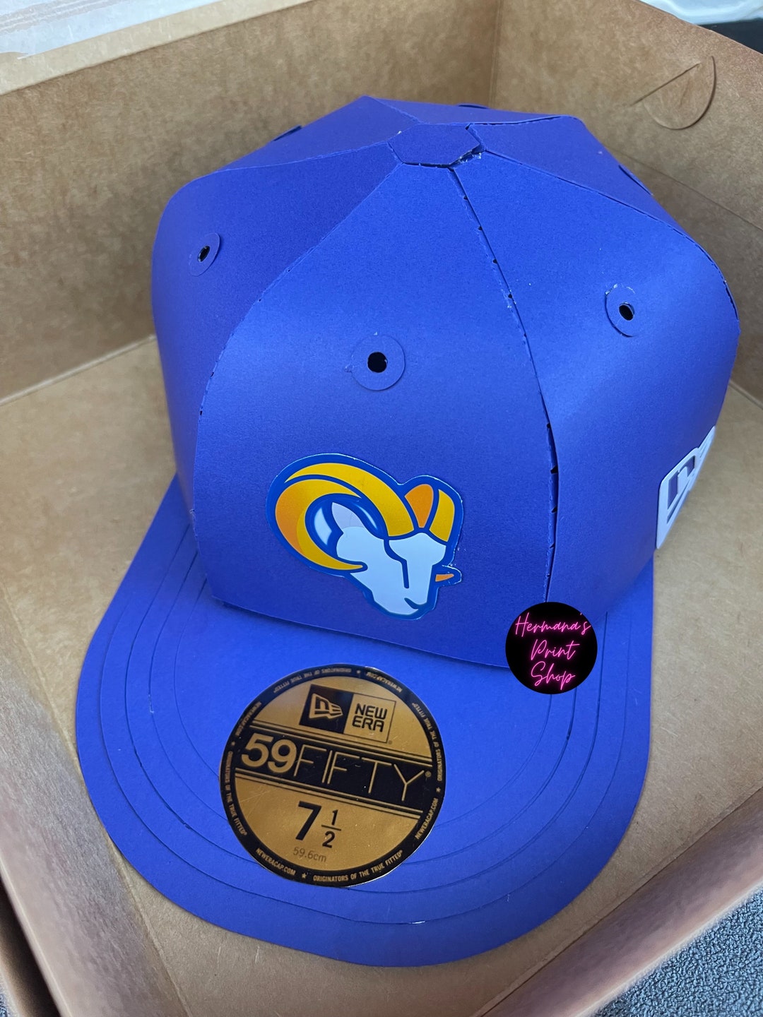 Baseball Hat Box Favor Box Baseball Cap Treat Box Etsy