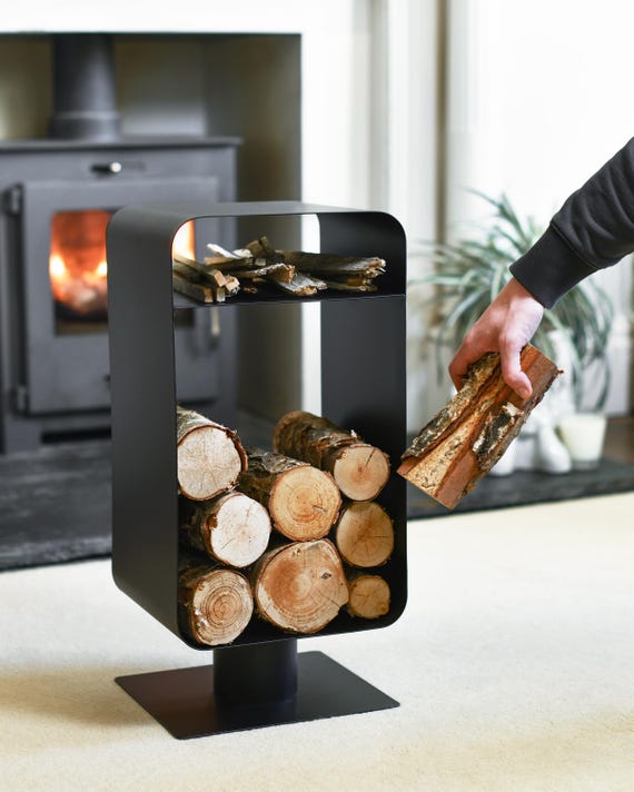 Metal Firewood Storage Brackets - View #3
