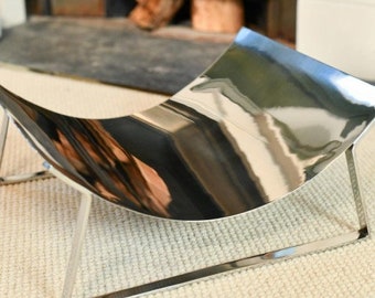 Chrome log holder new arrivals