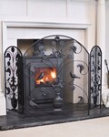 Vintage Style Love Birds Black Mesh, Kitsch Fireguards/ Safety Fire Guards, Fireside, Mesh Guards, Decorative Guard, Country Home