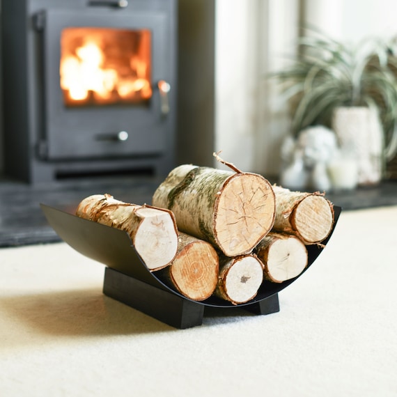 Birch log holder new arrivals