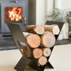 V shaped firewood rack hotsell