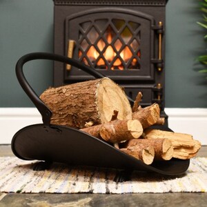 Black iron log holder hotsell